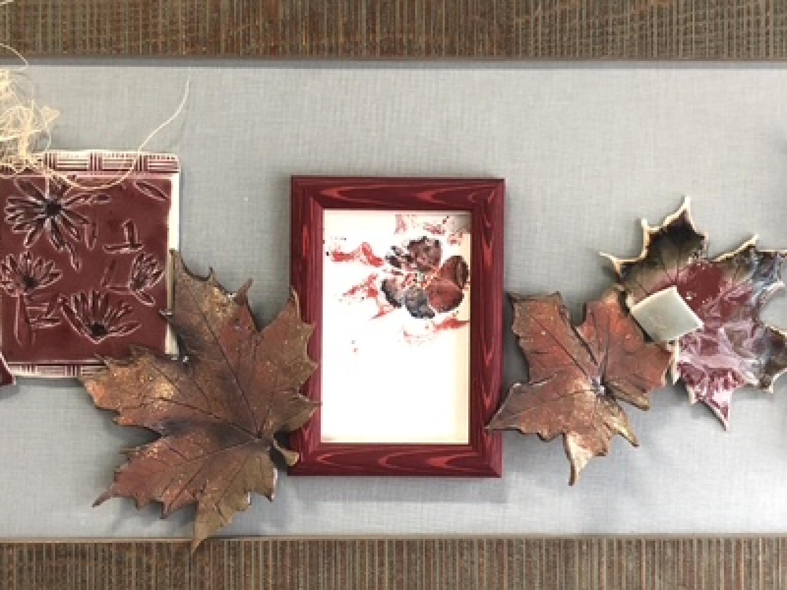 Untitled Ceramic and watercolor